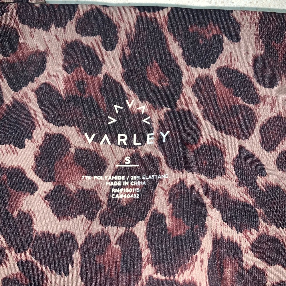 Varley leopard bra and legging set S - Picture 5 of 7